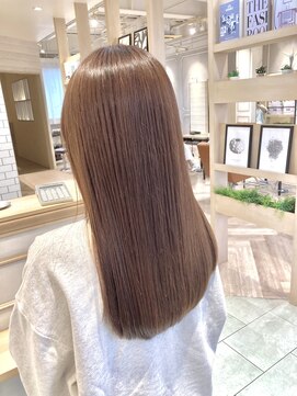 ラボヌールヘアー シェリ 久喜店(La Bonheur hair cheri) 【cheri石川】美髪ストレート/艶ブラウン【久喜美容室】