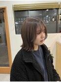 透明感グレージュ