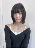 顔周り ボブ 韓国 レイヤー ダブルカラー 名駅 リタッチ 467