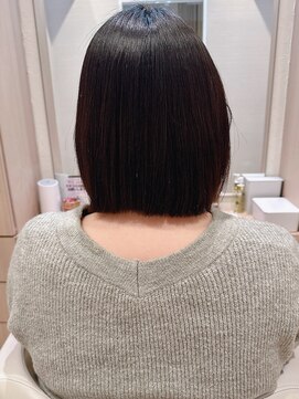コーエン(cowen) 大人かわいい☆艶髪前下がりボブ♪酸性ストレート/ワンレングス