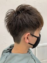 ロミーオム 本厚木(ROMMY. Homme)&nbsp;刈り上げツーブロック王道マッシュショートメンズヘア