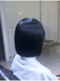 切りっぱなしボブ/美髪/bel.有江