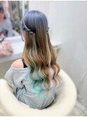 シールエクステ/ヘアアレンジ