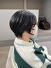【中山真依指名限定】ショートスタイルカット＋頭浸浴ヘッドスパ￥7700(税込)