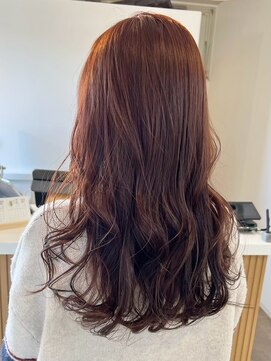 ミルヘアデザイン(mil hair design) ピンクブラウン　艶髪　髪質改善　韓国風　顔まわり　顔周り