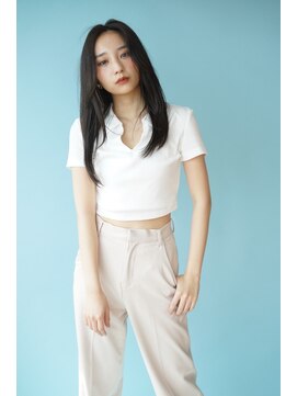 ルフュージュ バイ プロデュース 相模大野店(Refuge by Produce) 暗髪/レイヤーカット/長めバング