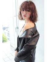 ラル(Lull)&nbsp;ハイライト　カラー　ミディアム　ボブ　レイヤー