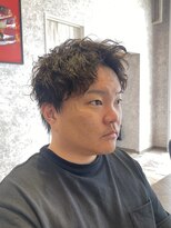 ステレオ ヘアデザイン 安城店(STEREO HAIR DESIGN)&nbsp;スパイキーショート×ソフトツイストパーマ［9月］