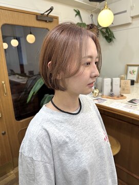 シエン 恵比寿(CIEN) ヘーゼルベージュ/ハイライトカラーボブ/インナーカラー/恵比寿