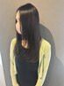 【時短フルコース♪】カット＋透明感カラー＋縮毛矯正＋TR　