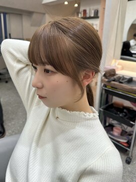 ラルムバイシー 新宿(LARME by Sea) アイドル前髪&顔周りカット☆