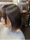 【REJOICE hair】ブルーヴァイオレットのイヤリングカラー☆