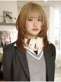 原宿/ウルフカット レイヤー デザインカラー ルーツカラー &nbsp;&nbsp;