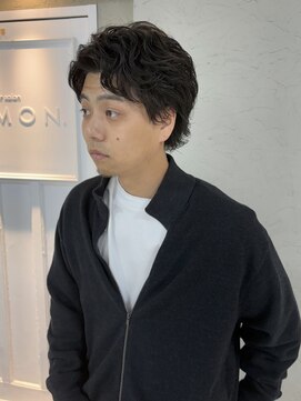 カモン(CAMON) 30代メンズ人気◎無造作センターパートパーマ