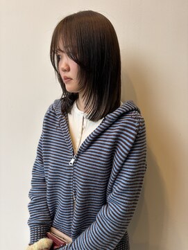 ロックス バイ マグ 松本(rocks BY MAG) 大人可愛いダブルカラーショコラブラウン似合わせレイヤーカット