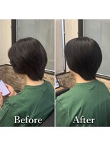 ヘアカラー専門店カラープラス石和店&nbsp;40代50代60代/BeforeAfter/白髪染め/おしゃれ染め