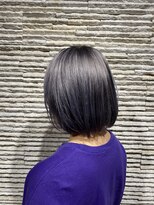 ビス ヘア アンド ビューティー 西新井店(Vis Hair＆Beauty)&nbsp;10代20代 インナー ピンクカラー シルバー 切りっぱなしボブ
