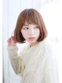 うるツヤワンカールボブスタイル