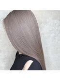 透明感シルバーベージュ