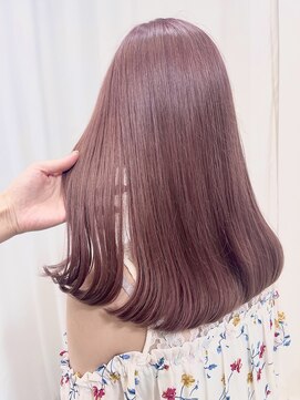 バイオレット 表参道店(Violet) 【ピンクヘア】艶ありラベンダーピンク