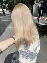 ツキ 横浜店(tuki)&nbsp;イヤリングカラーインナーカラーハイライトフェイスフレーミング