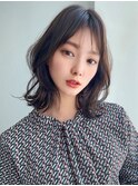 《Agu hair》小顔補正立体カット×大人ゆるふわレイヤーミディ