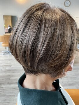 ジャストビューティ ルフレ 金沢八景店(Just Beauty Rufure) ショート/白髪ぼかし/ハイライト/金沢八景