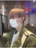 ダブルカラーホワイトピンクケアブリーチハイトーンカラー韓国