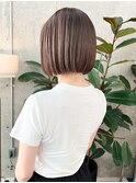 透け感ブラウン