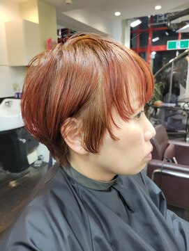 榮美容室 本店 マッシュショートボブ