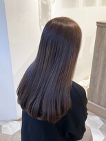 ムーン ティコブラーエ(moon tico brae)&nbsp;【縮毛矯正/ストレート/ロング/アッシュカラー/グレーベージュ】