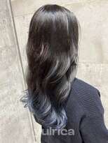 ユルリカ 新宿店(yulrica) ハイライトグラデーション×シアーブルー×ツヤ髪_Y20231207