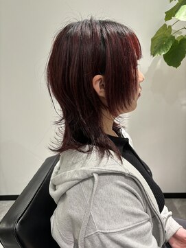 スミ(sumi) ウルフカット/長崎ウルフカット/ウルフヘア/20代30代40代◎岩田