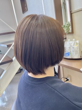 コアフィールフィス(COIFFURE fils) 新規お得クーポンあり【見附 今町】M3Dボブベージュカラー