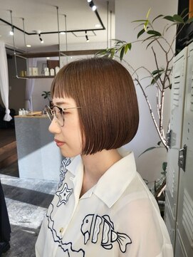 コポル(Copol) ぱつっとボブ×夏カラーベビーベージュ
