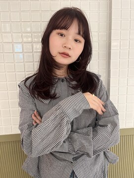 エミィ(emme) 【emme×笹川 】レイヤーカット/ボルドーカラー