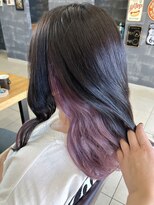 ラウル(Laulu)&nbsp;デザインカラー/レイヤーカット/ウェットヘア/オリーブベージュ