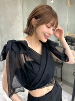 シー バイ ロンド 新宿(Sea by Lond)&nbsp;ミディアム×暗めカラー[デザインカラー/フェイスフレーミング]