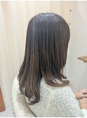 乾かすだけでまとまる、縮毛矯正＋毛先カール