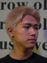 ノーエン(noen)&nbsp;スパイキーショートメンズマッシュツイストパーマツーブロック