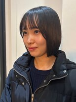 ロンド ボーイ 表参道(Lond BOY)&nbsp;イメチェン外ハネボブ美髪ワイドバングレイヤー縮毛矯正