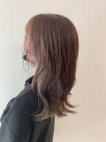 ネイヴスヘアー 香椎照葉店(Neivs Hair) イヤリングカラー×ミルクティーベージュ