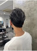 波巻きツイストスパイラルパーマ/フェザーパーマ/眉毛/メンズ