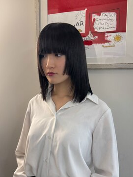 アフィナー 新宿(Afinar) 姫カットレイヤー/縮毛矯正
