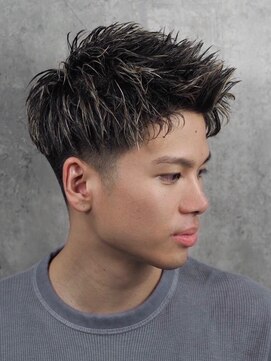 ヒロギンザバーバーショップ 新宿店(HIRO GINZA BARBER SHOP) ツーブロアップバング