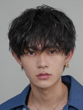 フィフス 天神大名(fifth) 天神大名今泉シャドウパーマメンズカットラウンドマッシュ30代