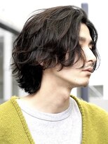 フィフス 大分(fifth) 大分メンズ緩めスパイラルパーマメンズミディアムロング10代