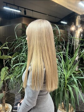 ダメージレスでブロンドに