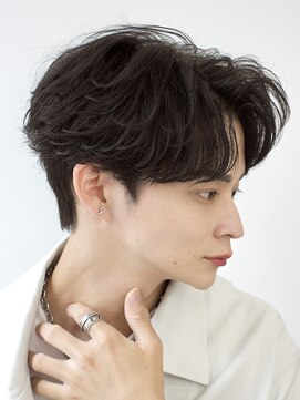 エデアンホンテン メンズサロン(EDEAN 本店 （旧：EDEAN 上通）) フェザーパーマ熊本メンズショートセンターパート波巻き