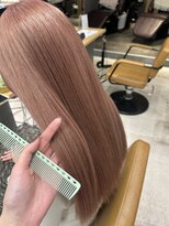 デバイス バイ フレイムス 越谷(DEVICE by Frames) ピンクベージュ ブリーチカラー ダブルカラー 越谷
